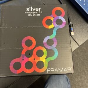 Framar Star Struck Silver Pop Up Hair Foil Aluminum Foil Sheets 500 Sheets